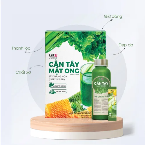 Có gì trong 1 ly cần tây mật ong motree