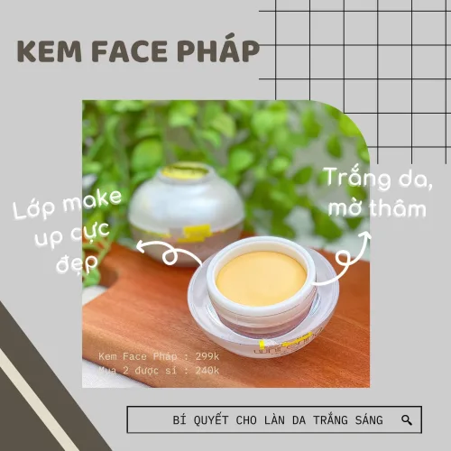 Có gì trong một hộp kem face pháp A COSMETICS PHƯƠNG ANH ?