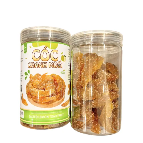 Cóc Chanh Muối Thơm Ngon 400g Hộp
