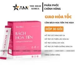 Cốm Bách Hoa Tiên Collagen & Glutathione The High - Hộp 30 Gói