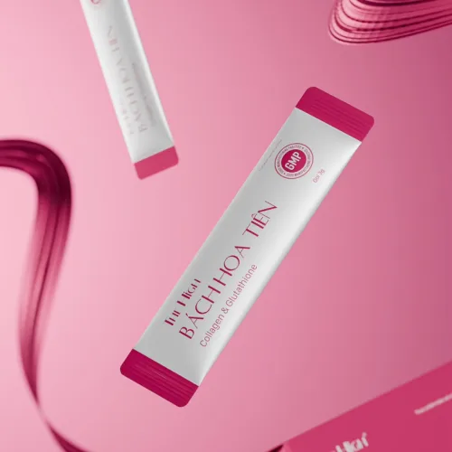 Cốm Bách Hoa Tiên Collagen & Glutathione The High - Hộp 30 Gói