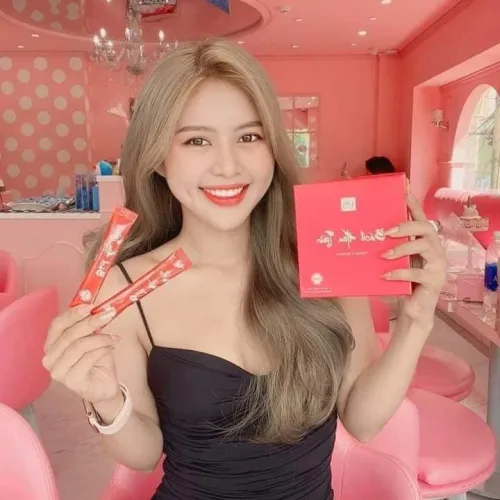 Cốm Bách Hoa Tiên Las Beauty uống vô sẽ bị nghiền