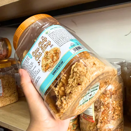 Cơm Cháy Chà Bông Thơm Ngon 500g - Hộp Lớn
