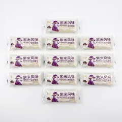 Combo 10 Cái Bánh Mì Sữa Chua HESHAN Vị Gạo Tím