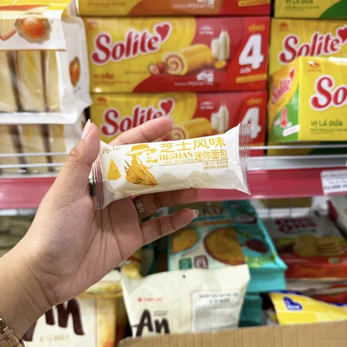 Combo 10 Cái Bánh Mì Sữa Chua HESHAN Vị Phô Mai