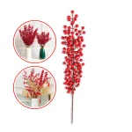 Combo 10 cành đông đào đỏ 12 nhánh