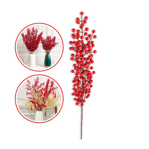 Combo 10 cành đông đào đỏ 12 nhánh