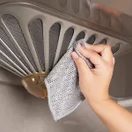 Combo 10 Miếng Lưới Rửa Chén Sợi Thép - Miếng Rửa Chén Bát Cọ Xoong Nồi Bằng Kim Loại 1 Lớp Đa Năng 20x20cm