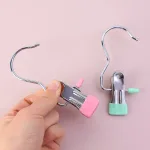 Combo 10 Móc Kẹp Quần Áo Bằng Inox - Móc Kẹp Phơi Tất Vớ Đồ Lót Bọc Nhựa Pvc Cao Cấp Nhỏ Gọn