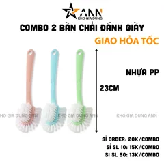 Combo 2 Bàn Chải Vệ Sinh Giày Dép Nhỏ Gọn 23cm