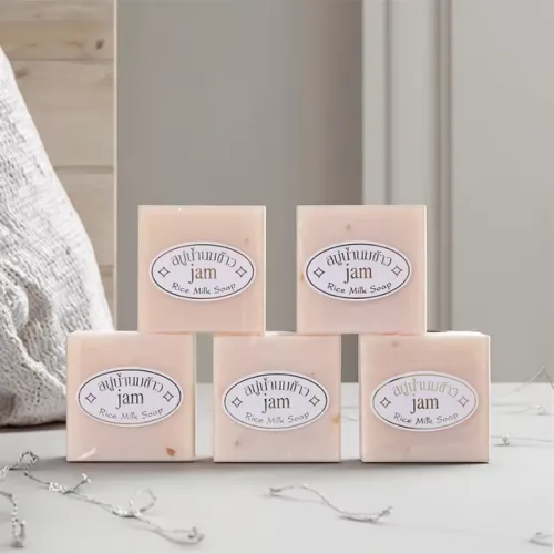 Combo 2 Xà Phòng Cám Gạo Thái Lan Jam Rice Milk Soap 20g/Cục - Xà Bông Cám Gạo Thái