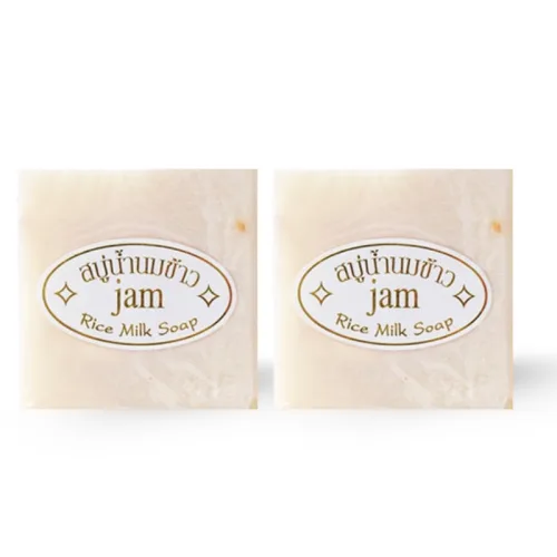 Combo 2 Xà Phòng Cám Gạo Thái Lan Jam Rice Milk Soap 20g/Cục - Xà Bông Cám Gạo Thái