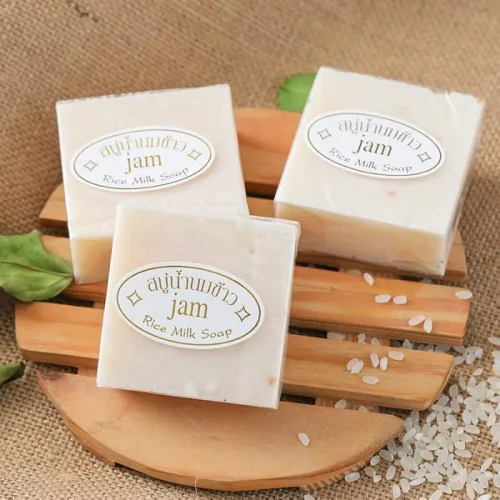 Combo 2 Xà Phòng Cám Gạo Thái Lan Jam Rice Milk Soap 20g/Cục - Xà Bông Cám Gạo Thái