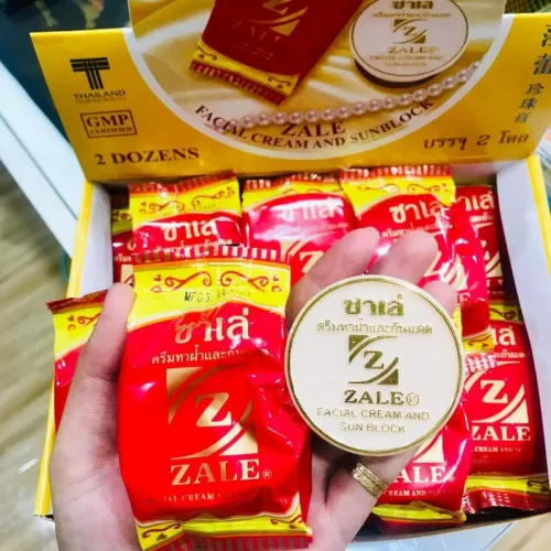 Combo 2 Hộp Kem Dưỡng Da Mặt Zale Thái Lan 3g/Hộp