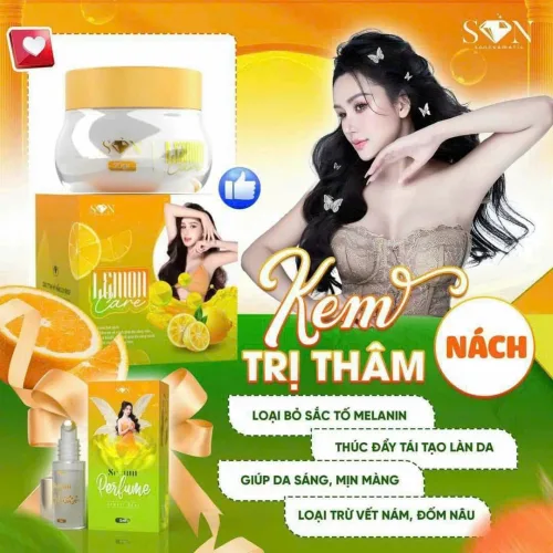 Combo 2 Hộp Kem Thâm Nách Lemon Care SON Cosmetic Tặng Serum