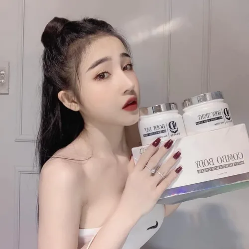 Combo 2 hủ kem body trắng da ngày đêm MD Beauty chính hãng