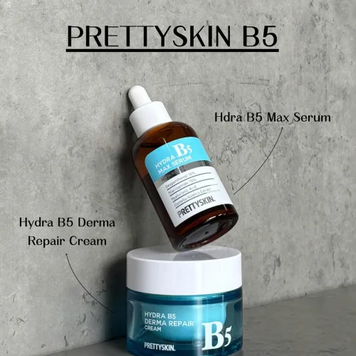 Combo 2 Tinh chất phục hồi dưỡng trắng Hydra B5 Max Serum và Kem dưỡng phục hồi dưỡng trắng Hydra B5 Derma Repair Cream
