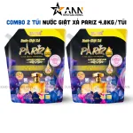 Combo 2 Túi Nước Giặt Pariz 4,8kg/Túi (2 Túi 9,6 Lít)