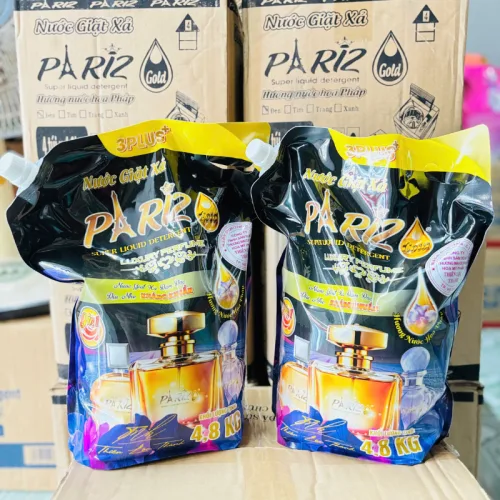 Combo 2 Túi Nước Giặt Pariz 4,8kg/Túi (2 Túi 9,6 Lít)
