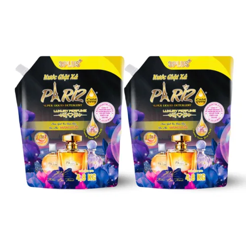 Combo 2 Túi Nước Giặt Pariz 4,8kg/Túi (2 Túi 9,6 Lít)