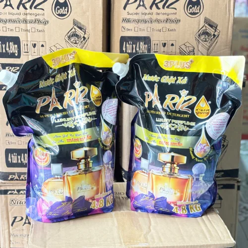 Combo 2 Túi Nước Giặt Pariz 4,8kg/Túi (2 Túi 9,6 Lít)