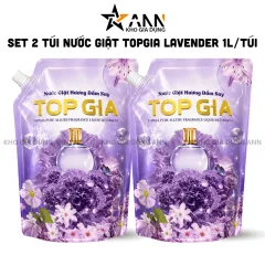 Combo 2 Túi Nước Giặt Topgia Hương Đắm Say 1 Lít (tổng 2 lít 2 túi)- Túi Tím