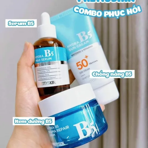 Combo 3 bước phục hồi da chuẩn B5 Prettyskin
