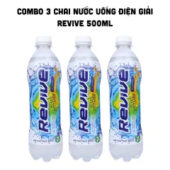 Combo 3 Chai Nước Uống Điện Giải Revive 500ml