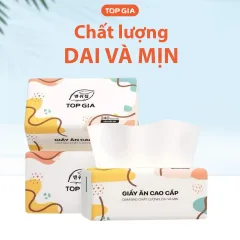 Combo 3 Gói Giấy Ăn Đa Sắc Top Gia