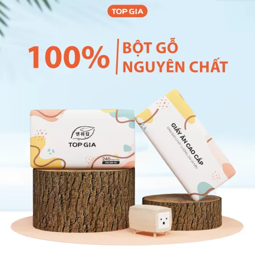 Combo 3 Gói Giấy Ăn Đa Sắc Top Gia