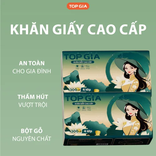 Combo 3 Gói Giấy Ăn Top Gia Sắc Việt