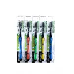 Combo 5 Bàn Chải Đánh Răng Than Tre Marongun - Bàn Chải Than Tre Lông Mềm 21cm