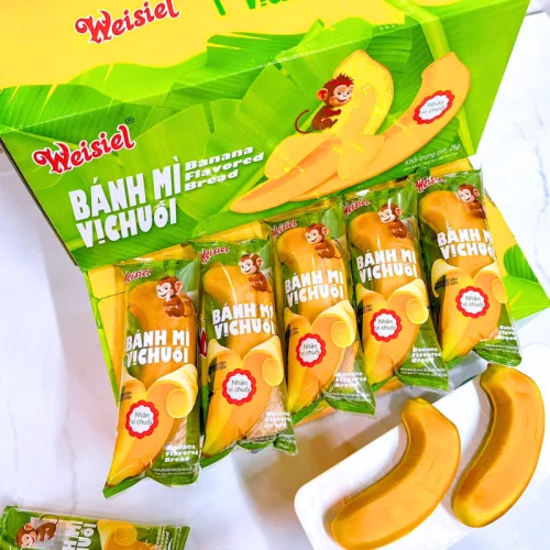 Combo 5 Bánh Mì Weisiel Trái Chuối - Bánh Mì Vị Chuối