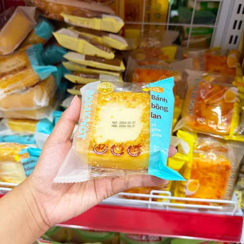 Combo 5 Cái Bánh Bông Lan BOWKNOT Vị Sữa Dừa