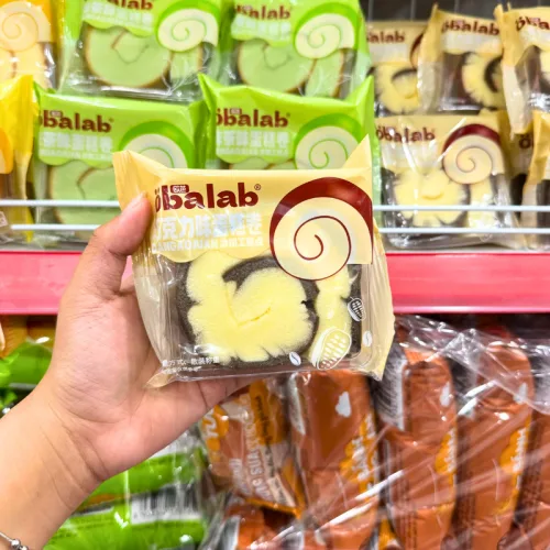 Combo 5 Cái Bánh Bông Lan Cuộn OBALAB Vị Socola/ Vị Trà Xanh/ Vị Phô Mai 60g