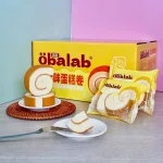 Combo 5 Cái Bánh Bông Lan Cuộn OBALAB Vị Socola/ Vị Trà Xanh/ Vị Phô Mai 60g