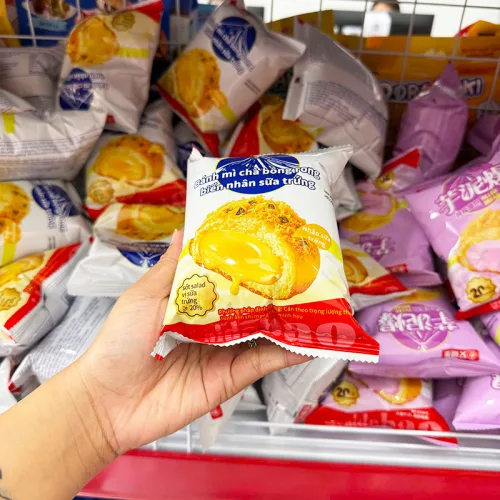Combo 5 Cái Bánh Mì Chà Bông AIDEBAO Nhân Sữa Trứng