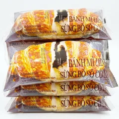 Combo 5 Cái Bánh Mì Sừng Bò WEICHUDAO Vị Socola