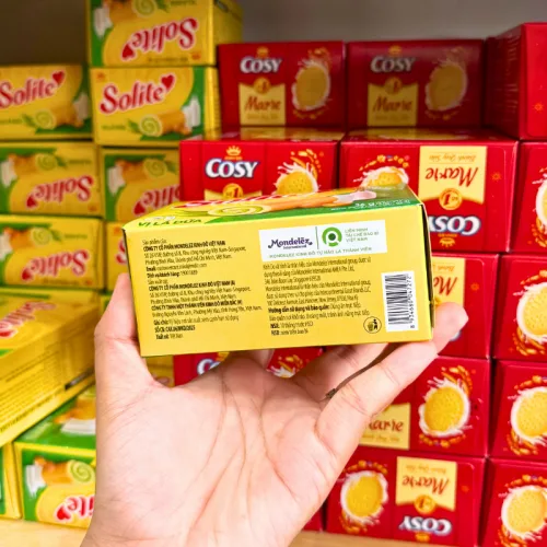 Combo 5 Hộp Bánh Solite Cuộn Kem Vị Lá Dứa 36g