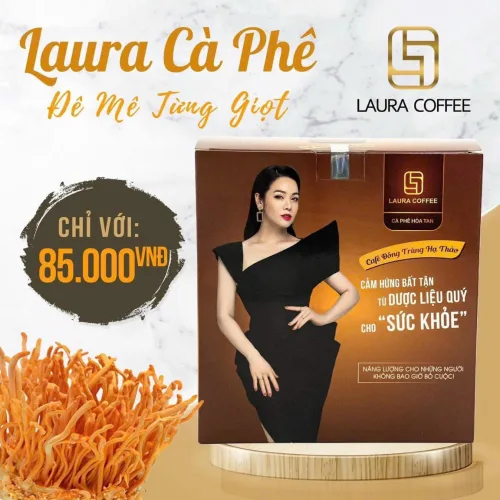 Hộp Cà Phê Đông Trùng Hạ Thảo Laura Coffee Nhật Kim Anh