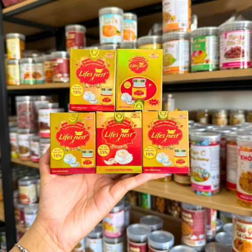 Combo 5 Hũ Yến Sào Tự Nhiên Life's Nest 15% - Yến Sào Lifes Nest
