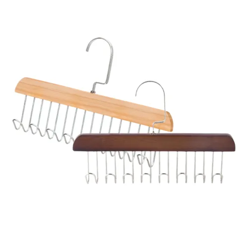 Combo 5 Móc Treo Đồ Lót - Thanh 8 Móc Treo Gỗ Xoay 360 Độ 18x27.5cm