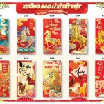 Combo 100 Bao Lì Xì Tết Bính Ngọ 2026 - Khách Chọn Tối Đa 10 mẫu