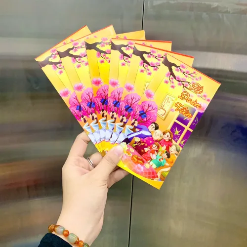 Combo 100 Bao Lì Xì Tết Bính Ngọ 2026 - Khách Chọn Tối Đa 10 mẫu