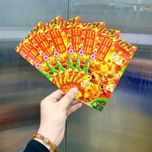 Combo 100 Bao Lì Xì Tết Bính Ngọ 2026 - Khách Chọn Tối Đa 10 mẫu
