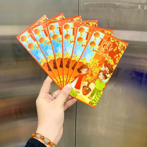 Combo 100 Bao Lì Xì Tết Bính Ngọ 2026 - Khách Chọn Tối Đa 10 mẫu