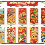 Combo 50 Bao Lì Xì Tết Bính Ngọ 2026 - Khách Chọn Tối Đa 5 mẫu