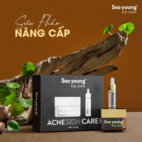 COMBO ĐẶC TRỊ MỤN SOOYOUNG X5 KHẢ NĂNG TRỊ MỤN