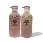 Combo Dầu Gội Xả Biotin Màu Hồng Collagen Essence Pink Voudioty 500ml