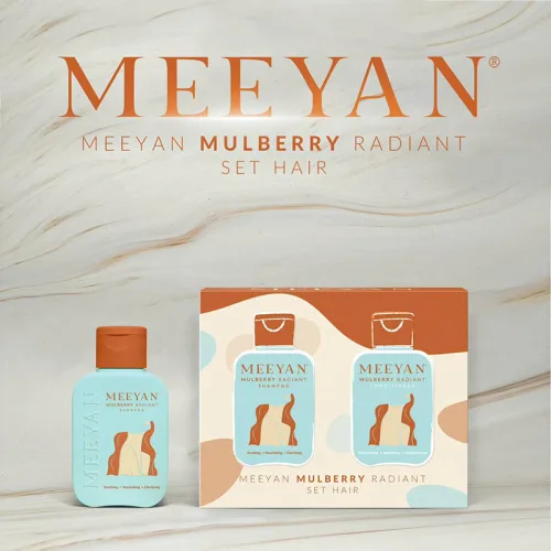 Combo Dầu Gội Xả Rễ Dâu Tằm Meeyan Mini